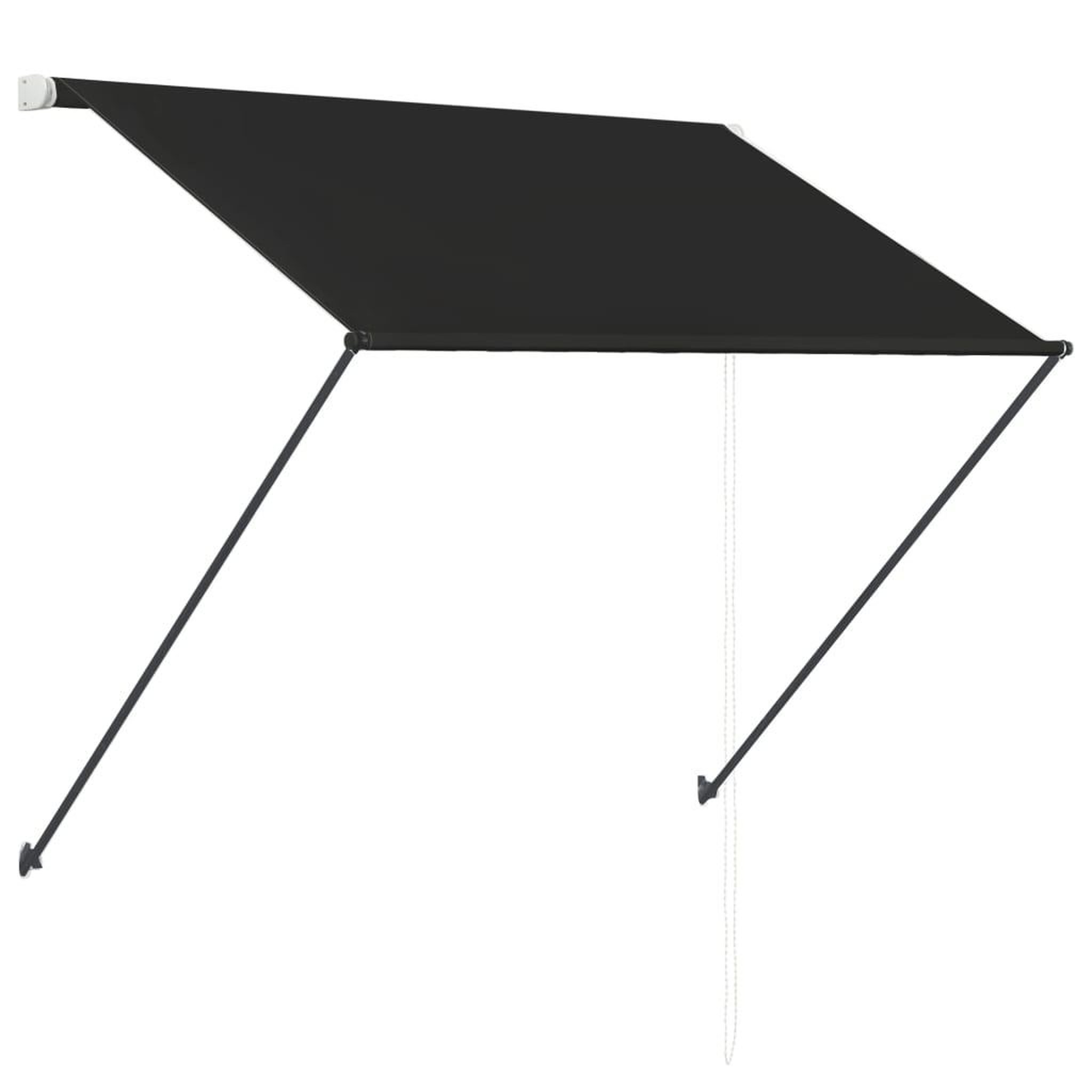 Voir la diapositive 4 : VIDAXL Auvent retractable avec LED 200x150 cm Anthracite