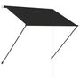 Voir la diapositive 4 : VIDAXL Auvent retractable avec LED 200x150 cm Anthracite