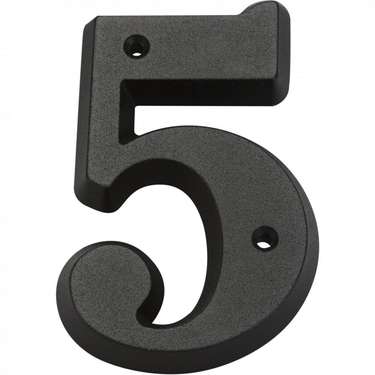 CENTRALE BRICO Chiffre 5 en zamak mat H.8 x l.4.5 cm