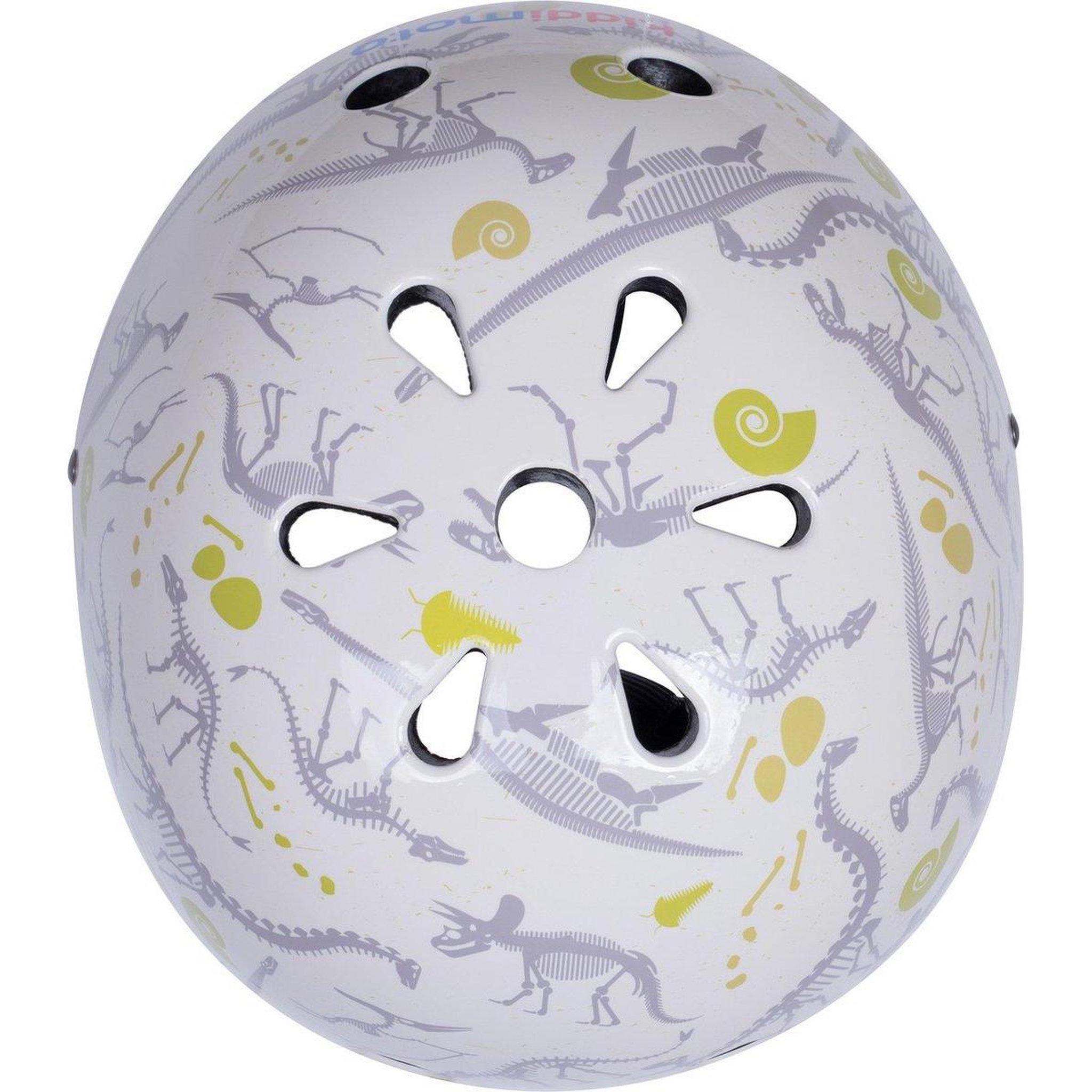 Voir la diapositive 4 : Kiddimoto Casque de vélo - blanc motifs Fossil