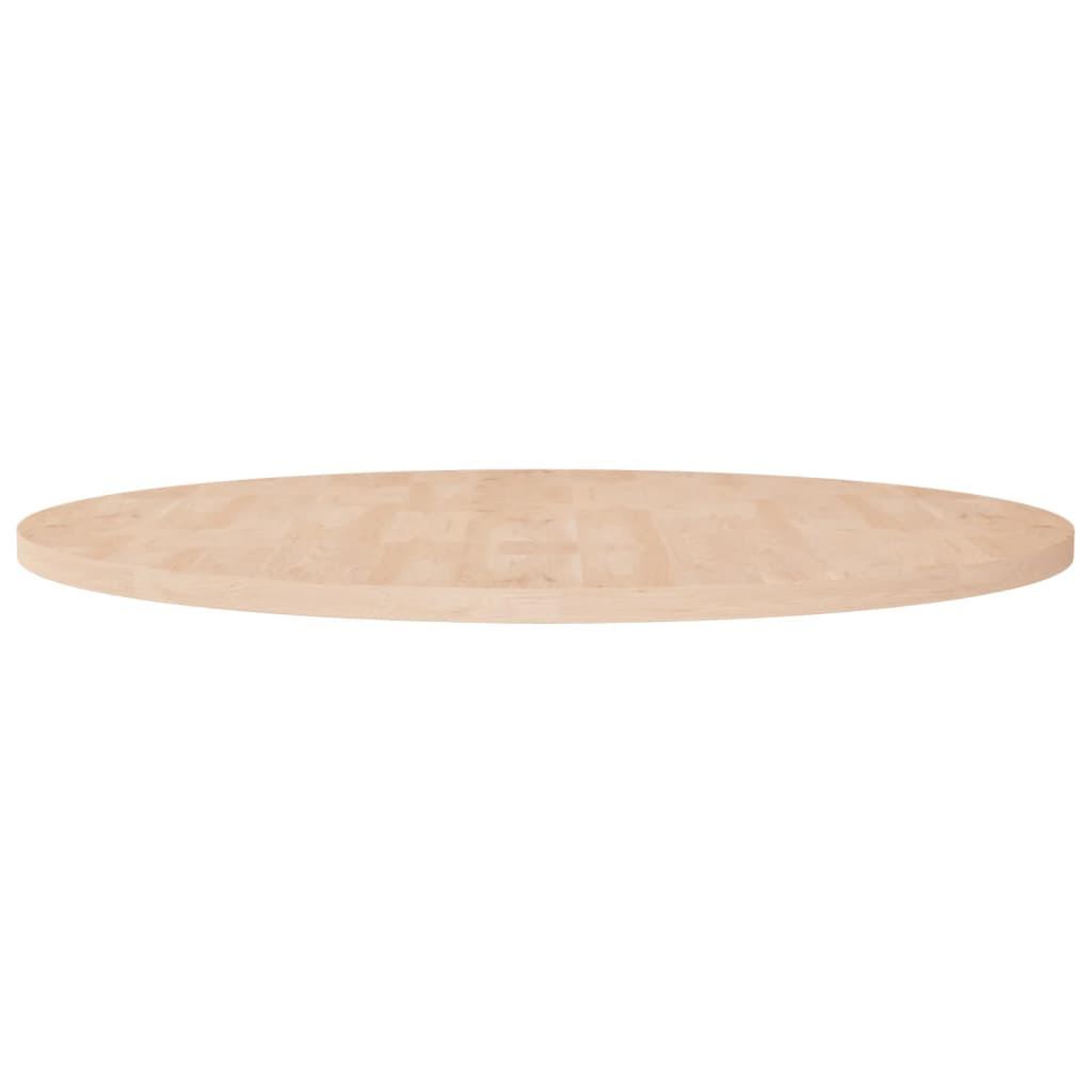 VIDAXL Dessus de table rond Ø90x2,5 cm Bois de chene massif non traite