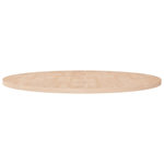 VIDAXL Dessus de table rond Ø90x2,5 cm Bois de chene massif non traite