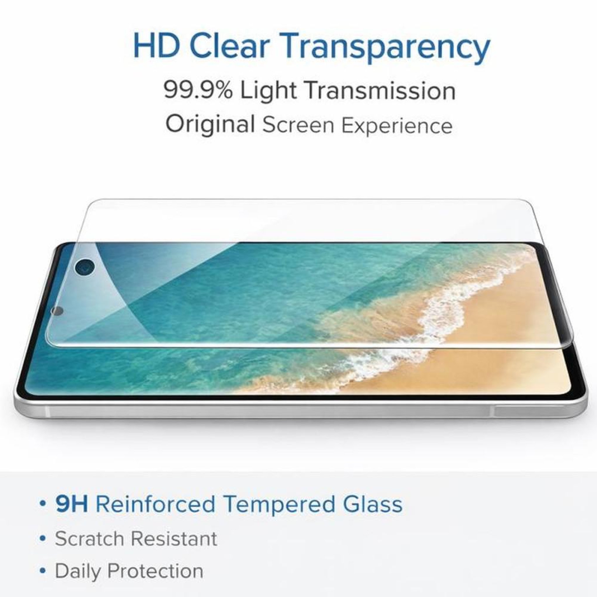 Voir la diapositive 3 : Film de protection en verre trempé pour écran Pixel 7, 9H HD clair, anti-rayures et anti-impacts, revêtement oléophobe, lot de 2