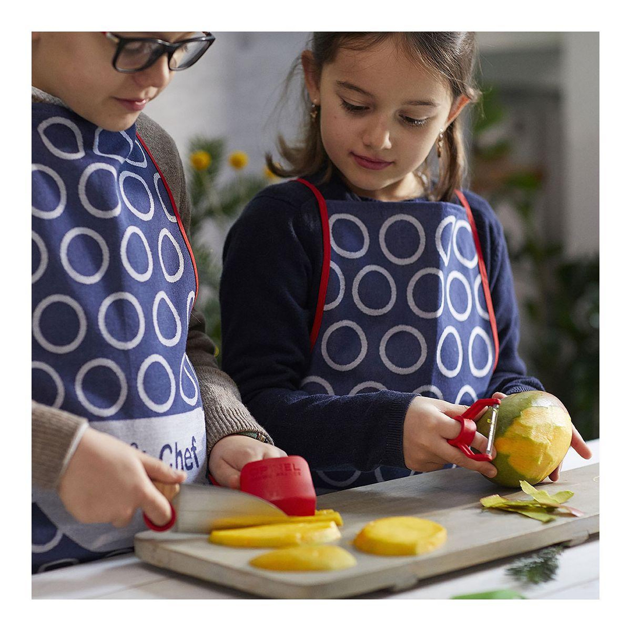 Voir la diapositive 2 : Opinel Set de couteaux Coffret Le Petit Chef Rouge CE
