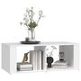 Voir la diapositive 4 : VIDAXL Table basse Blanc 100x50x36 cm Bois d'ingenierie