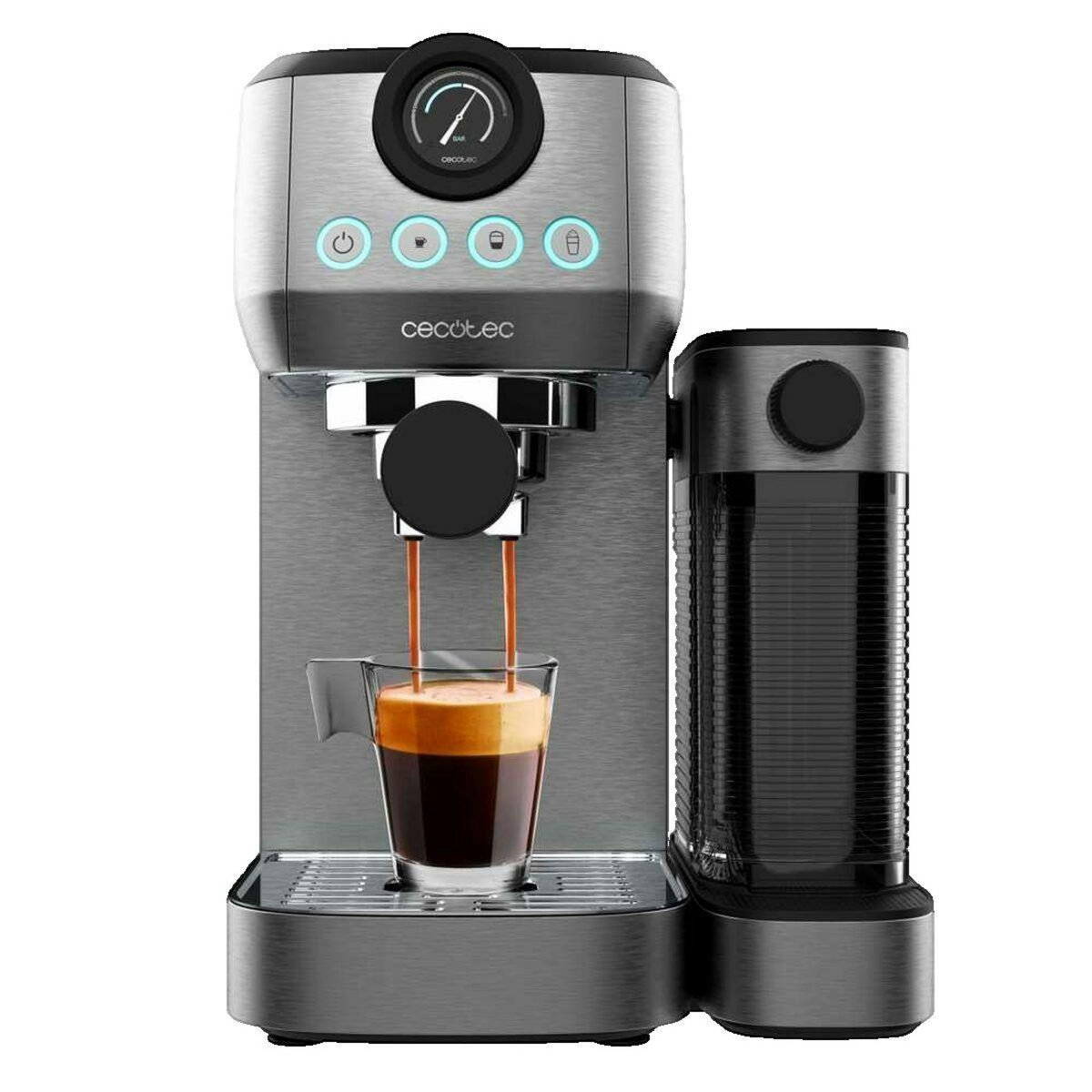 CECOTEC Cafetière Cecotec Power Espresso 20 Steel Pro Latte