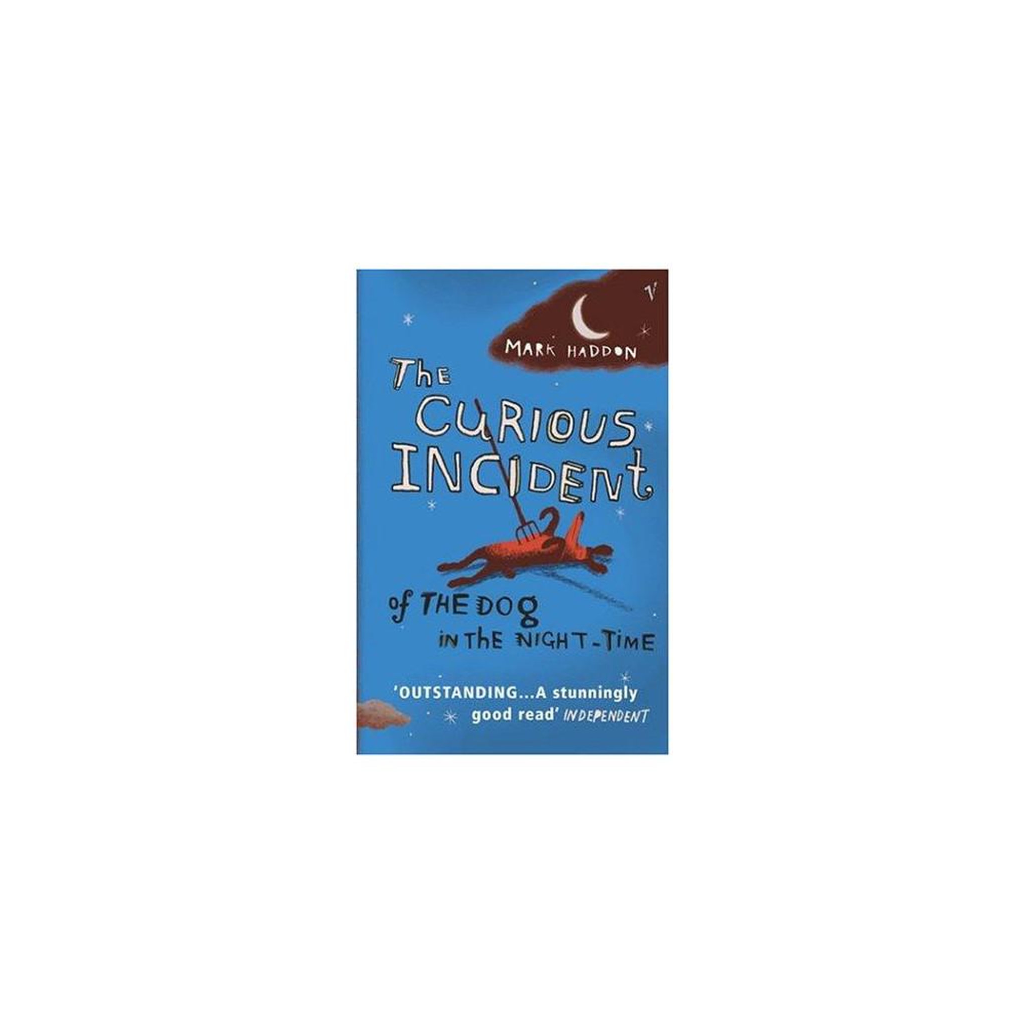 Livre anglais the curious incident of the dog in the night-time de mark haddon, édition 1re, 288 pages