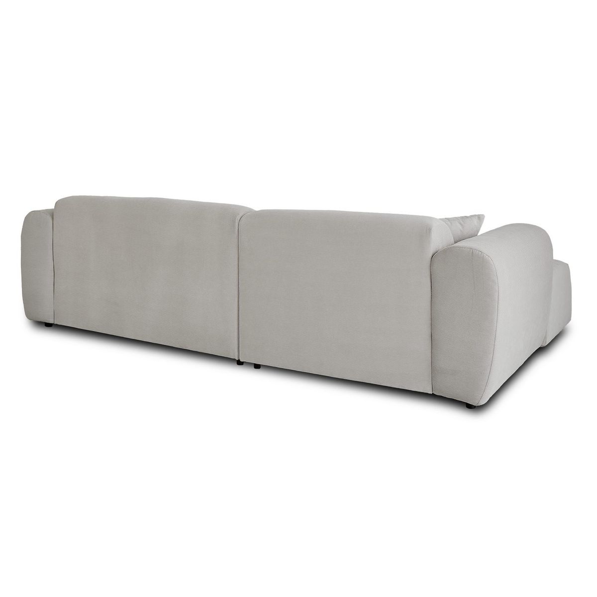 LISA DESIGN Aumance - canapé d'angle gauche 4 places - en velours côtelé