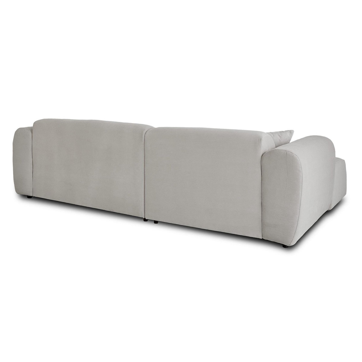 LISA DESIGN Aumance - canapé d'angle gauche 4 places - en velours côtelé