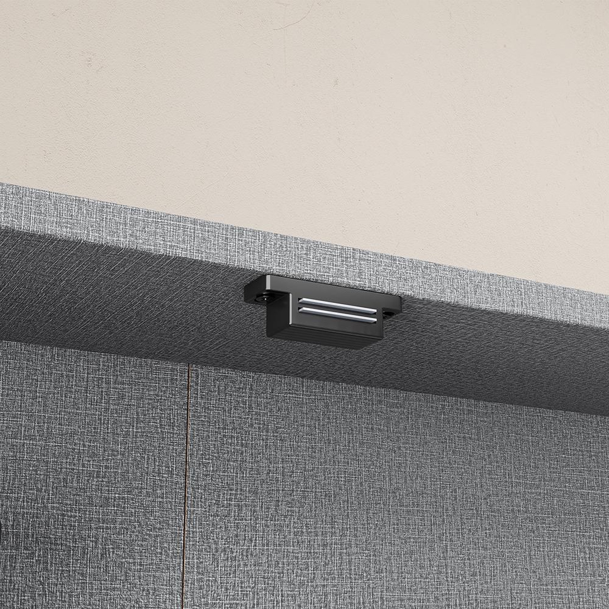 Voir la diapositive 5 : SOBUY Vitrine murale avec 2 portes couleur gris 80.0x12.2x77.5cm fsb113-h-dg