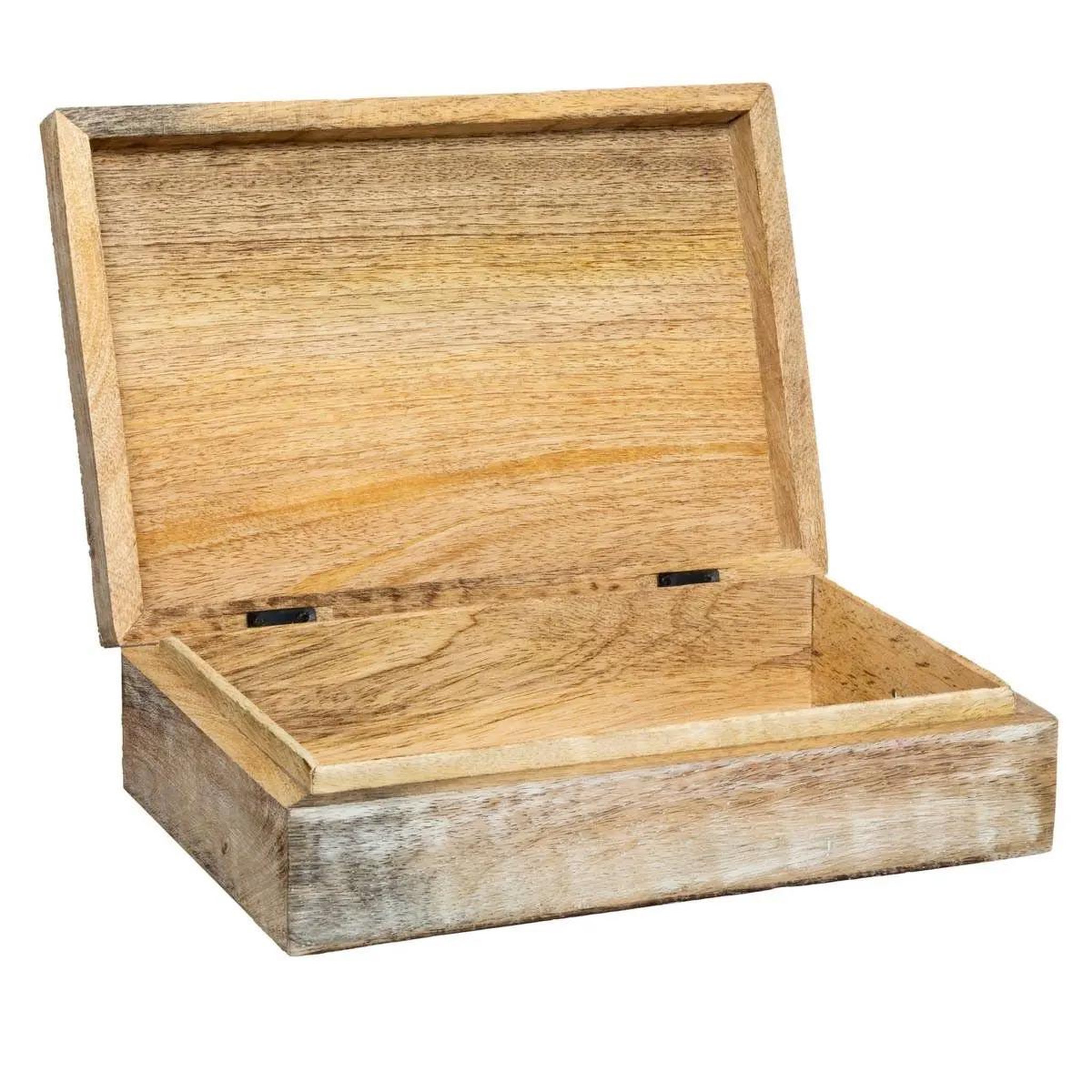 Voir la diapositive 3 : ATMOSPHERA Lot de 2 boîtes de rangement  ritual  25cm naturel