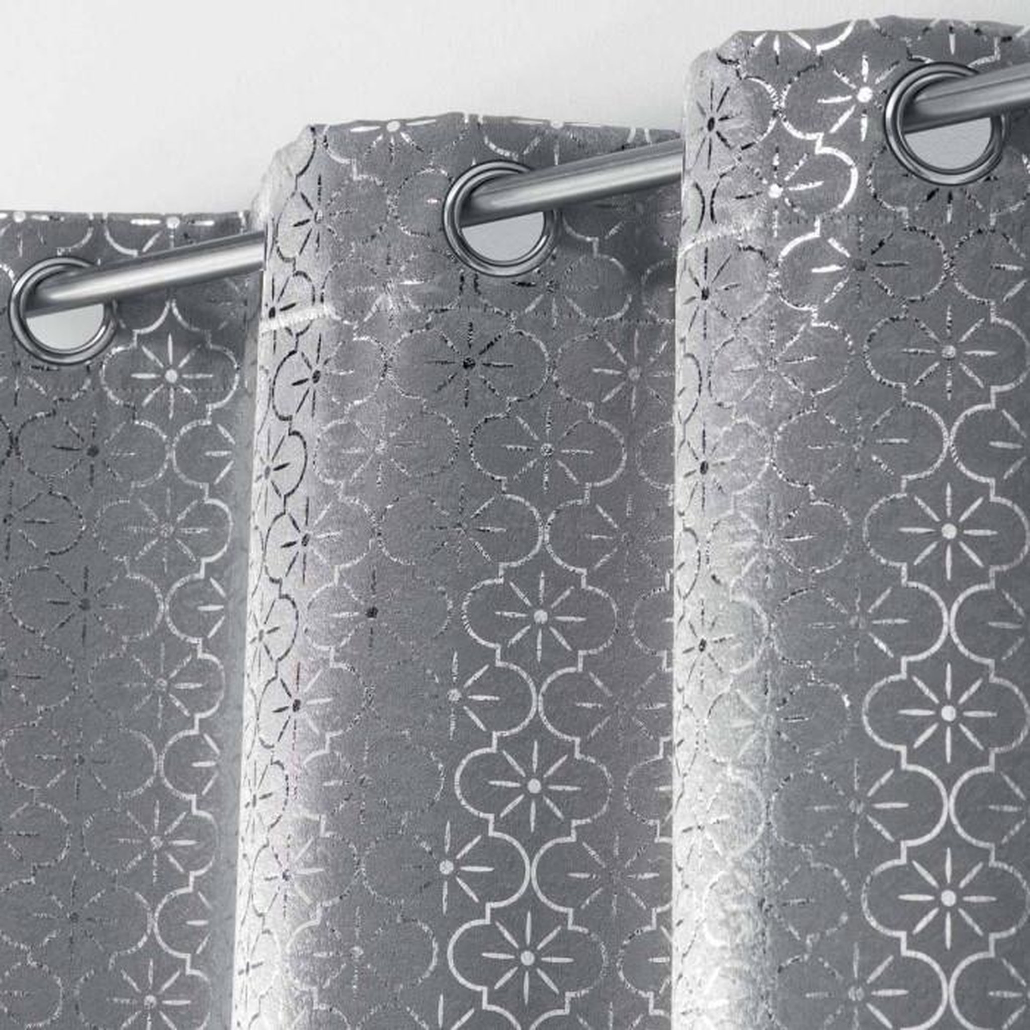 Voir la diapositive 2 : Paris Prix Rideau Occultant  Genesis  135x240cm Gris