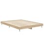 Voir la diapositive 5 : VIDAXL Cadre de lit sans matelas chene sonoma 140x190 cm