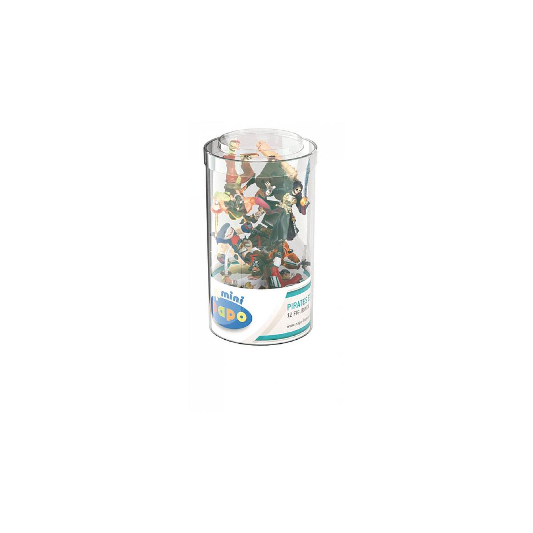 Papo 33017 Mini PLUS Pirates (Tube, 12 pcs)