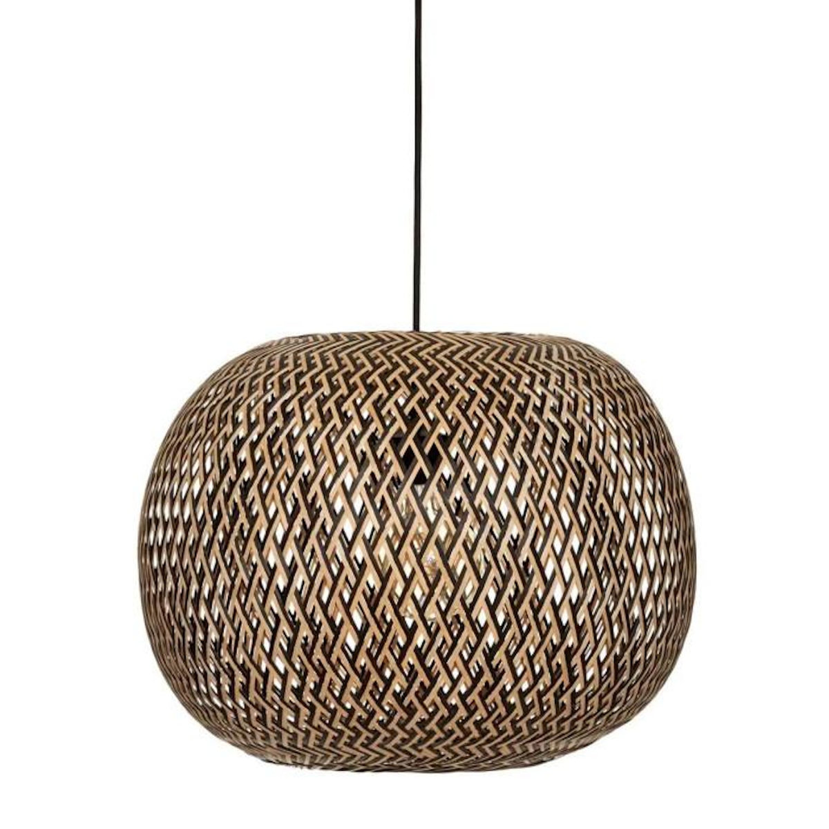 ATMOSPHERA Lampe Suspension en Bambou  Sinai  45cm Beige