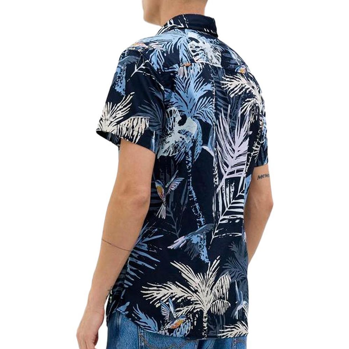 Jack & Jones Chemise /Bleu Homme Jack & Jones Hawaii