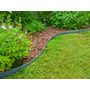 Voir la diapositive 3 : NATURE 3 bordures de jardin acier galvanisé avec 4 ancres incluses, 3 lattes de 91,4  x H10,2 cm soit 2,64 m, gris