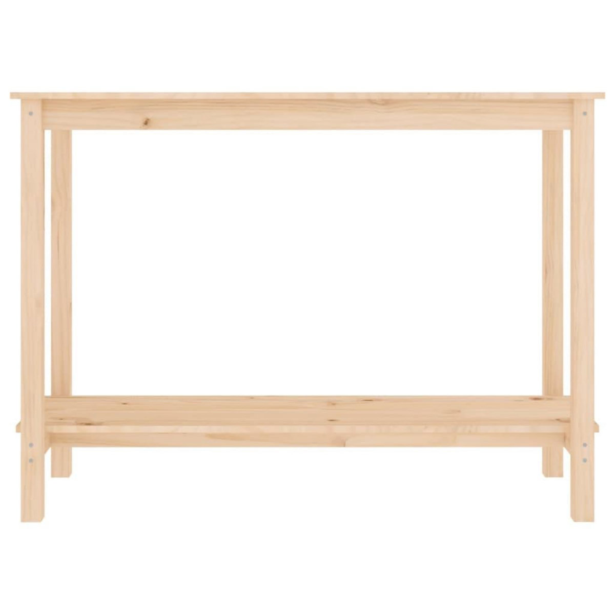 VIDAXL Table console 110x40x80 cm Bois massif de pin