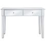 Voir la diapositive 3 : VIDAXL Table console miroir MDF et verre 106,5 x 38 x 76,5 cm