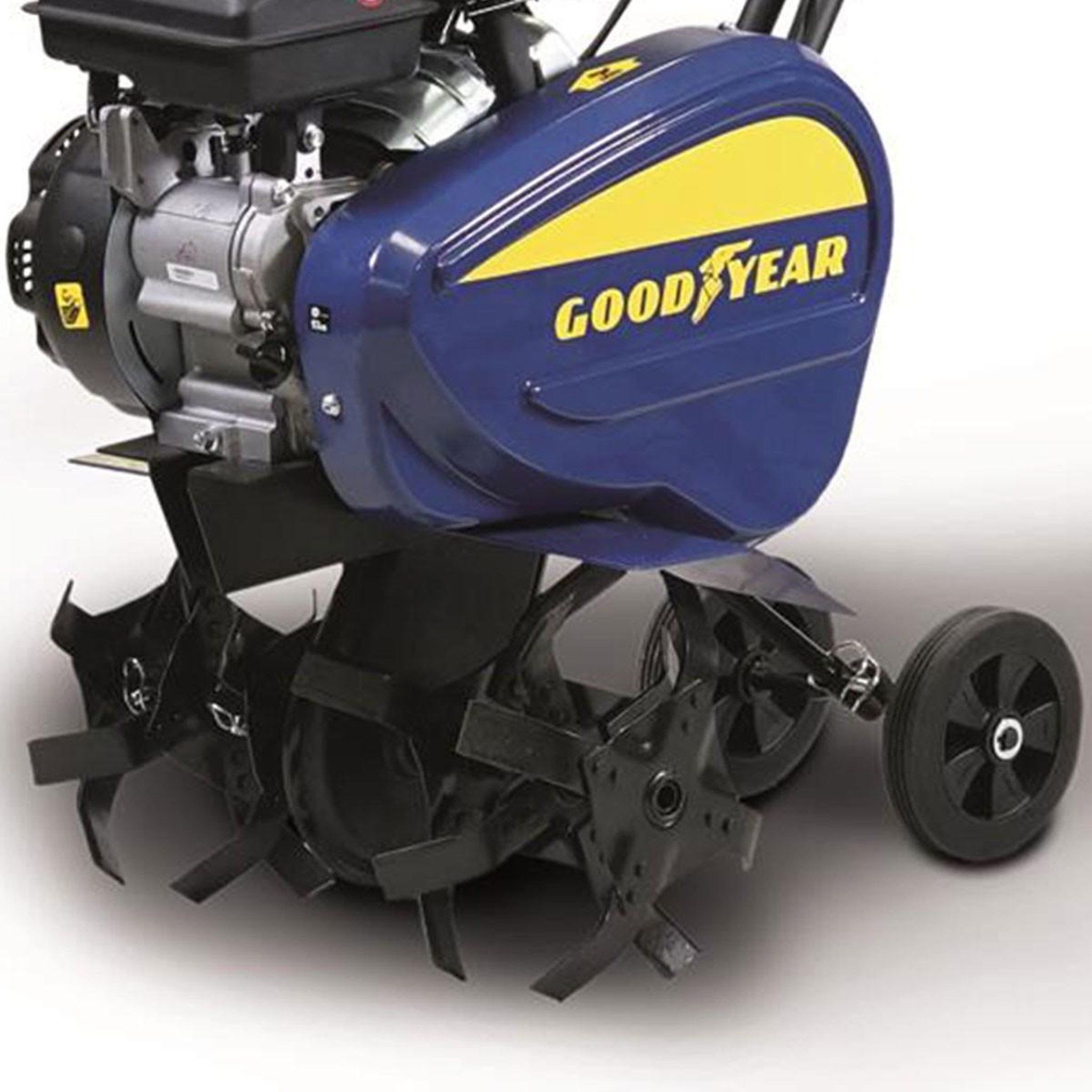 Voir la diapositive 4 : GOODYEAR Motobineuse thermique 4t 99cm3 motoculteur à essence largeur de travail 42cm goodyear