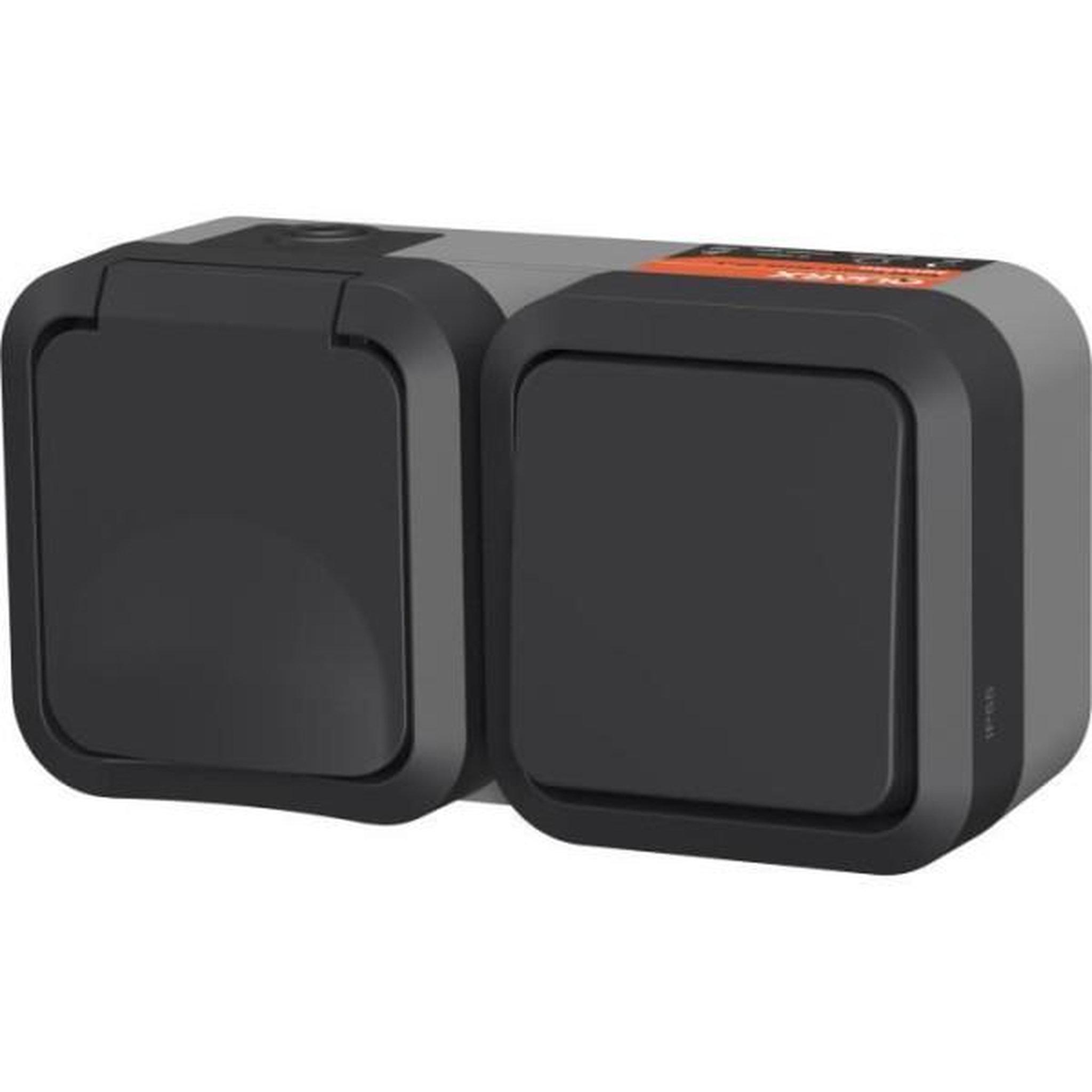 Voir la diapositive 5 : MARKET24 Double prise - quarx - aqua pro - extérieure, verticale, ip55, 250v, 16a