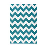 Paris Prix Tapis Géométrique à Poils Courts  Manolya  Turquoise. Coloris disponibles : Bleu