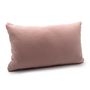 Voir la diapositive 2 : TODAY Coussin fantaisie déhoussable en coton 145 g/m2  1 face velours 1 face motif géométrique TERRA ROSA