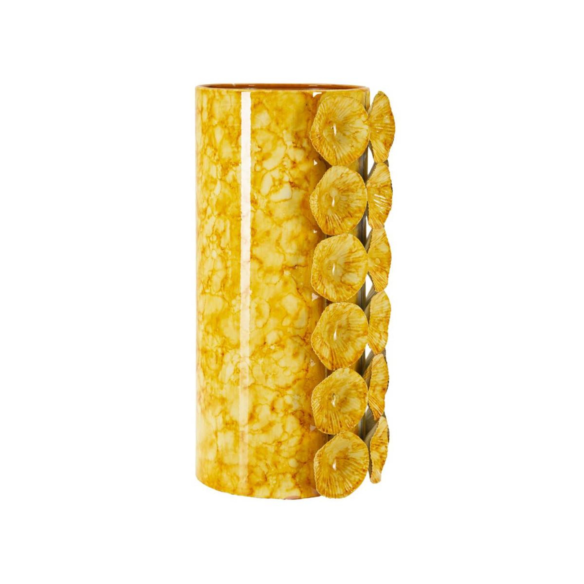 Voir la diapositive 2 : Paris Prix Vase design  drop  33cm jaune