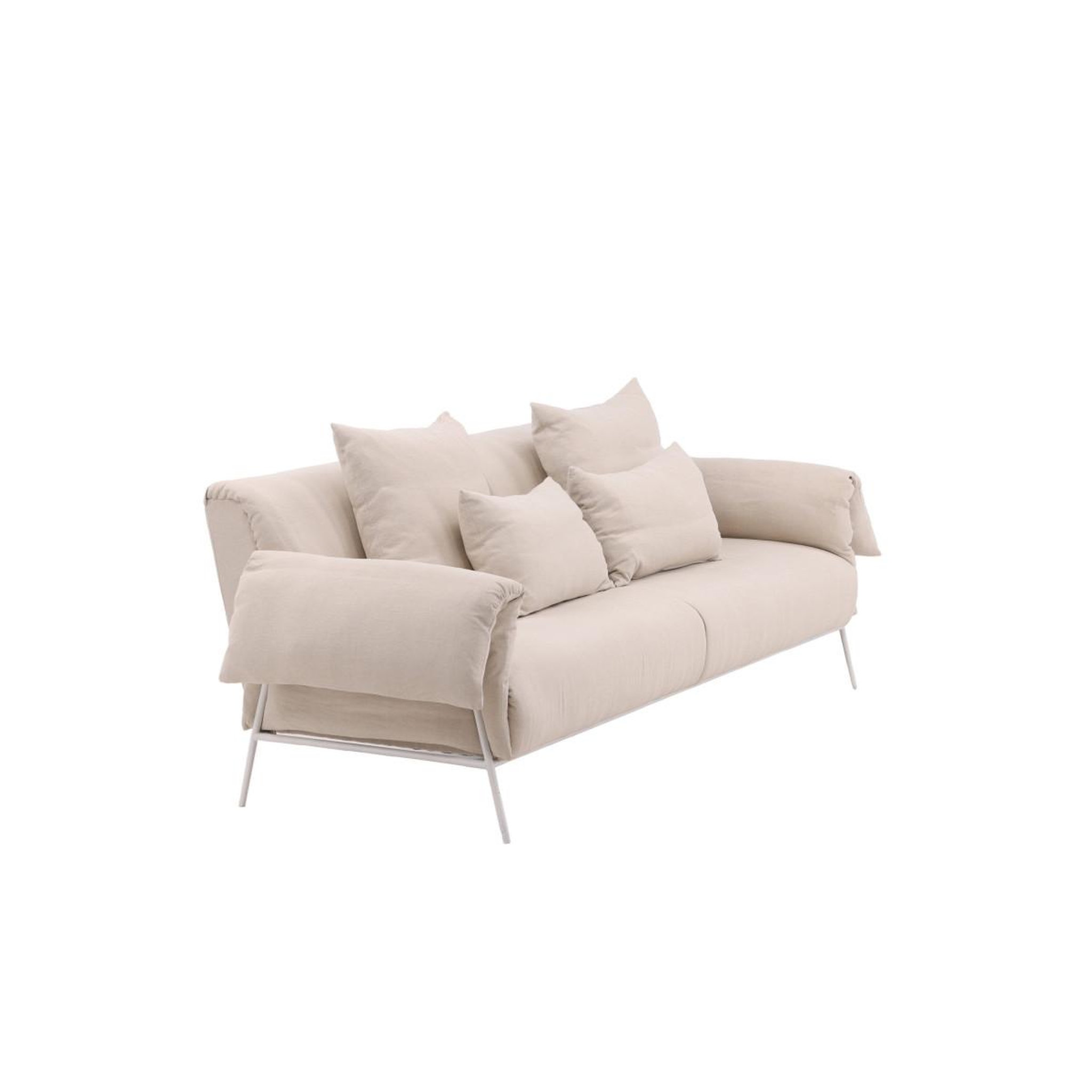 Voir la diapositive 3 : Paris Prix Canapé 4 Places  Ockero  237cm Beige