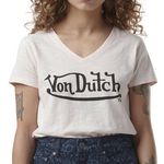 VON DUTCH T shirt  Femme Von Dutch Slub. Coloris disponibles : Rose