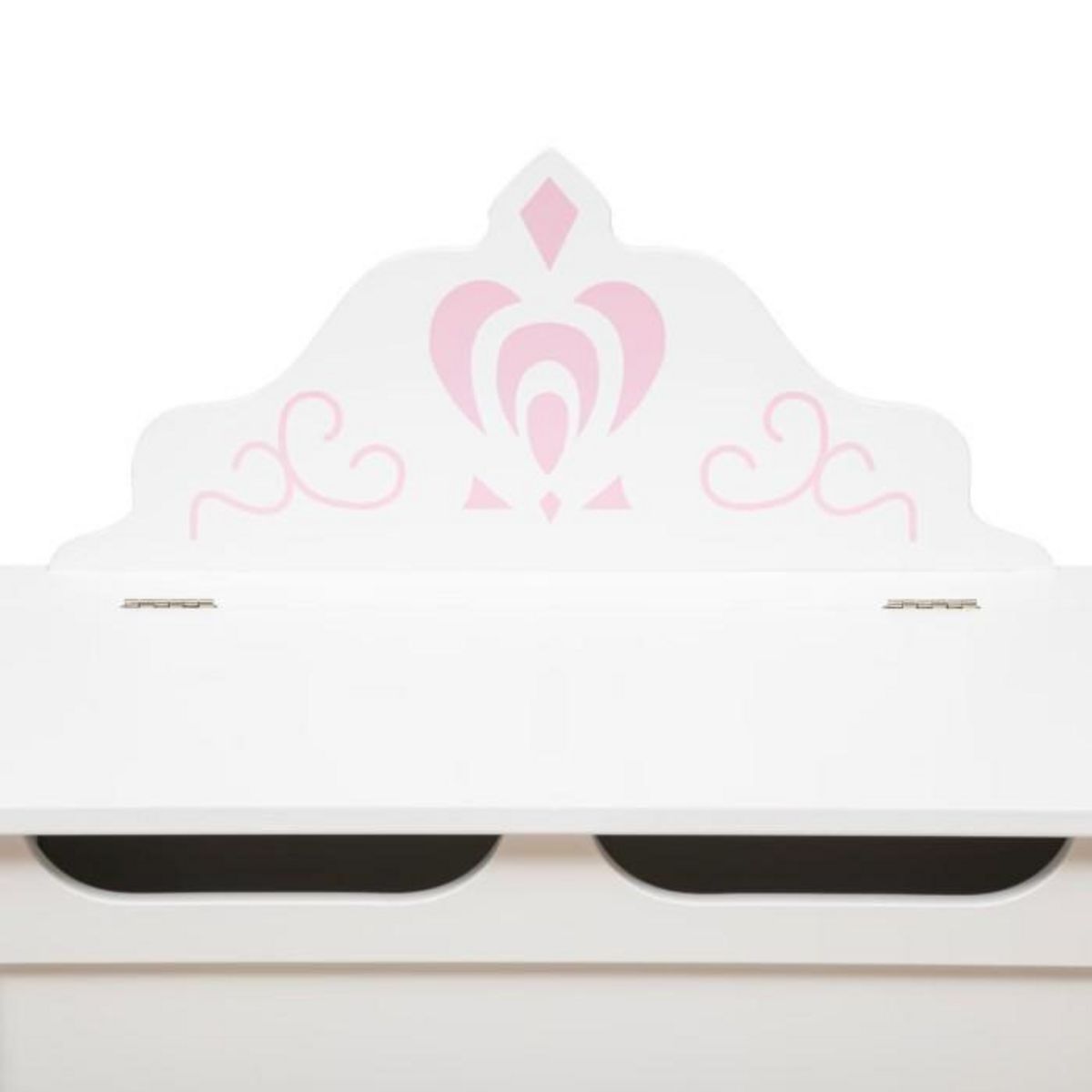 Atmosphera Kids Coffre à Jouets  Couronne  57cm Blanc