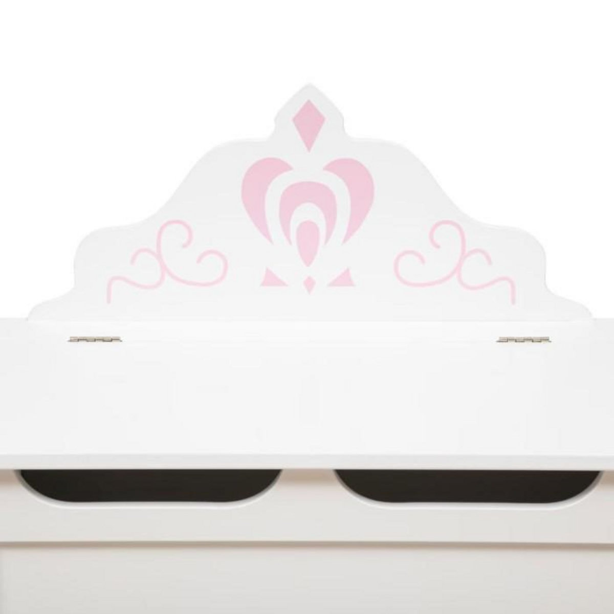 Atmosphera Kids Coffre à Jouets  Couronne  57cm Blanc