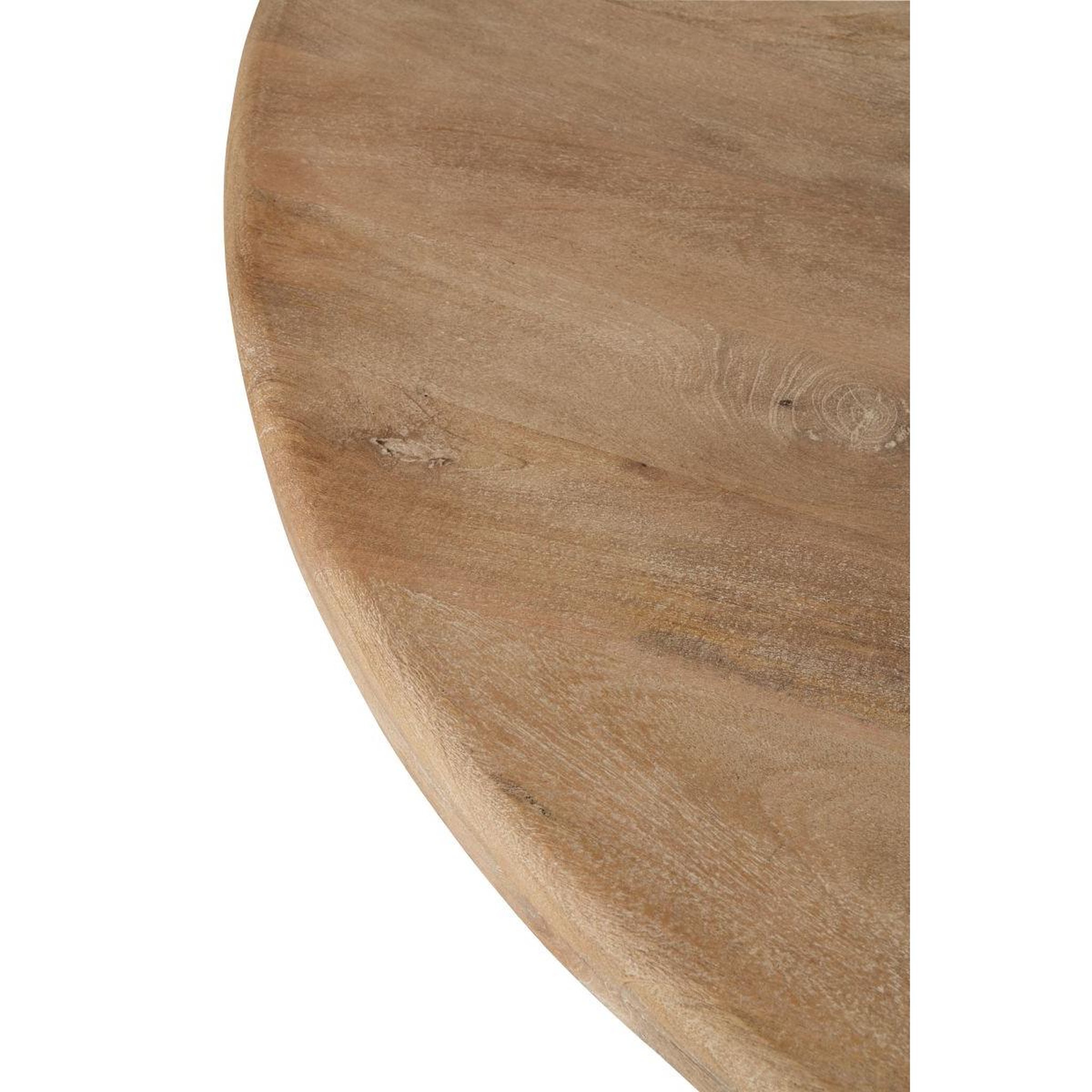 Voir la diapositive 6 : J-LINE Table à manger en bois  latasha  150cm naturel