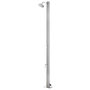 Voir la diapositive 4 : VIDAXL Douche de jardin avec base marron 220 cm Acier inoxydable