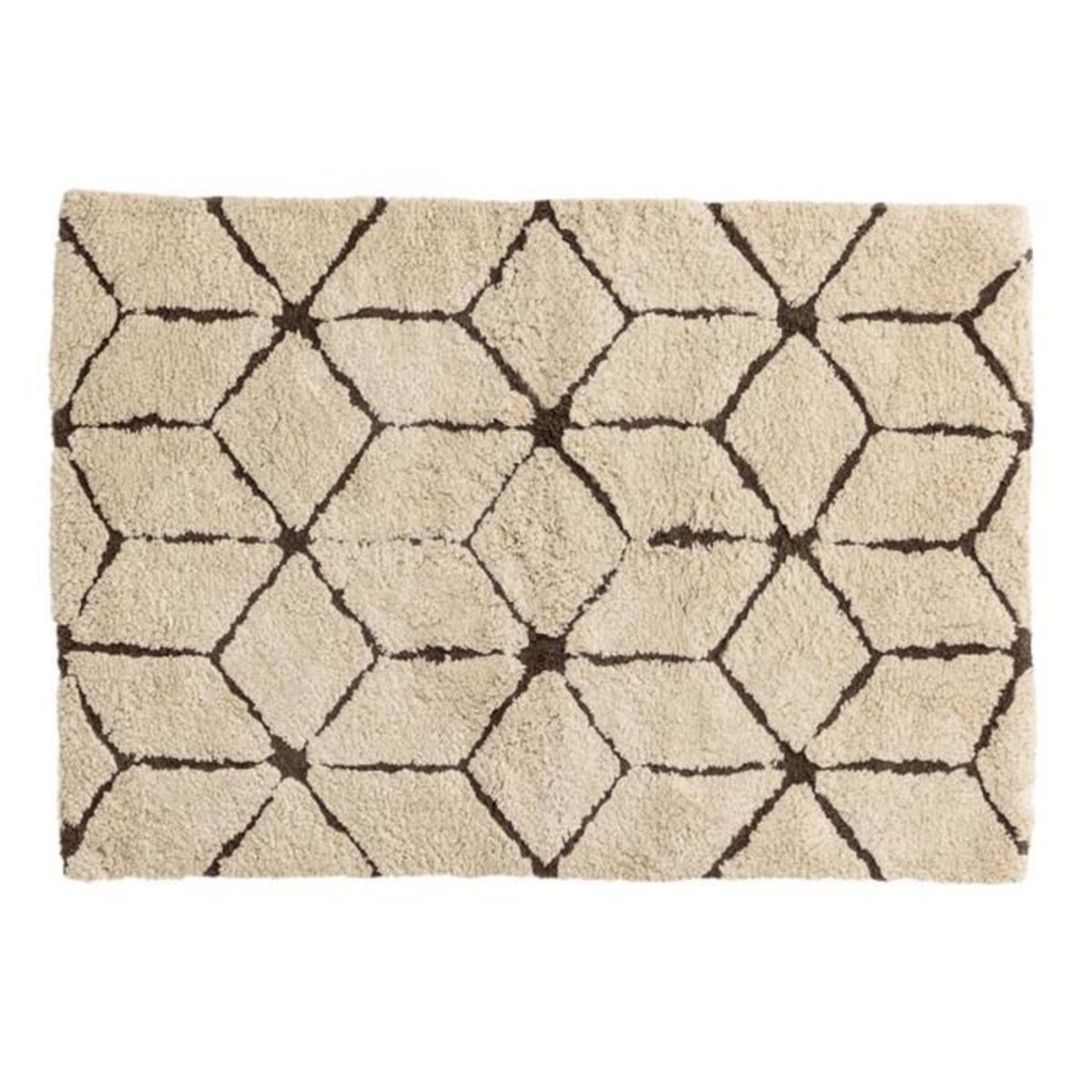 Paris Prix Tapis de Salle de Bain  Petrus  60x90cm Marron