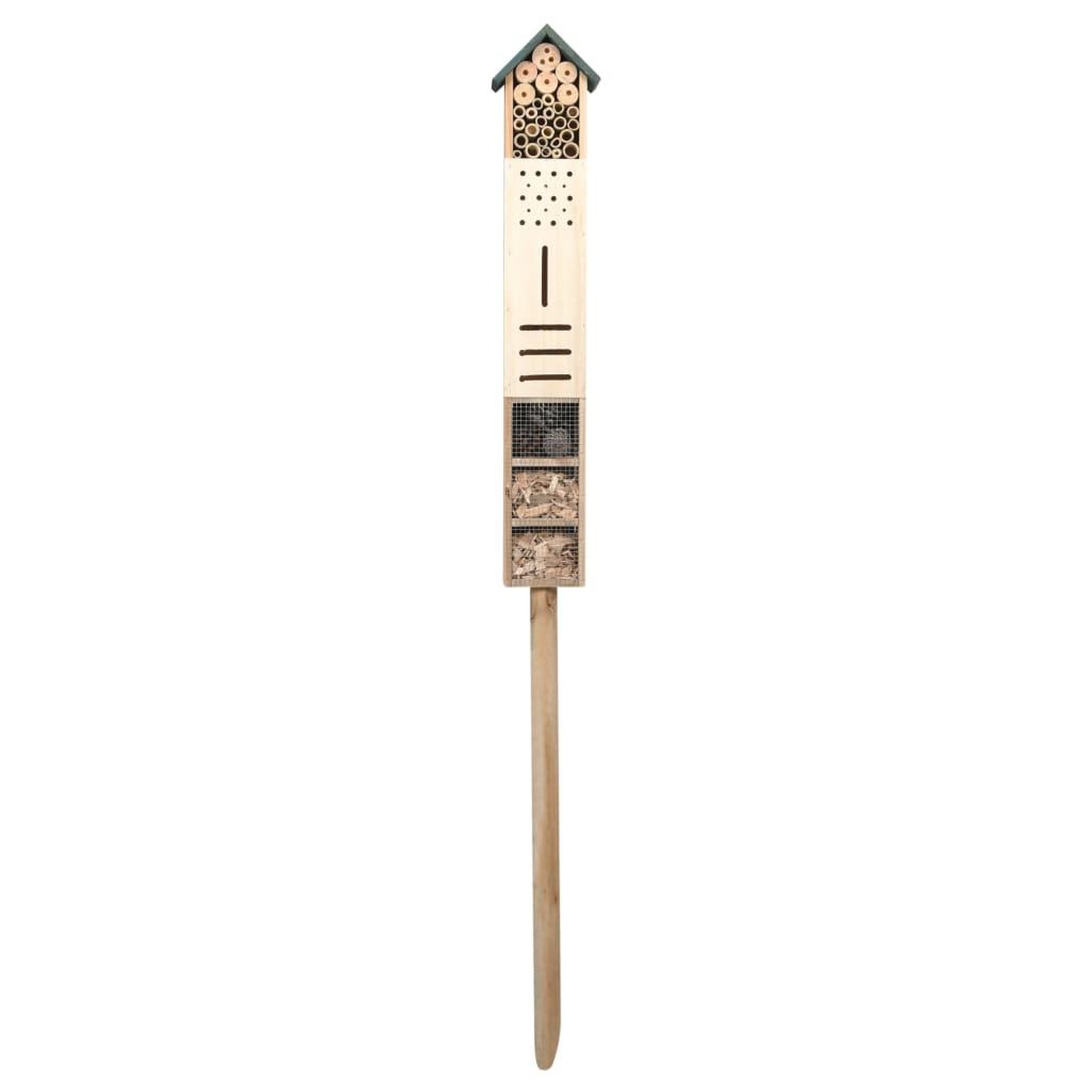 Voir la diapositive 2 : VIDAXL Hotel a insectes 15x11x150 cm bois de sapin