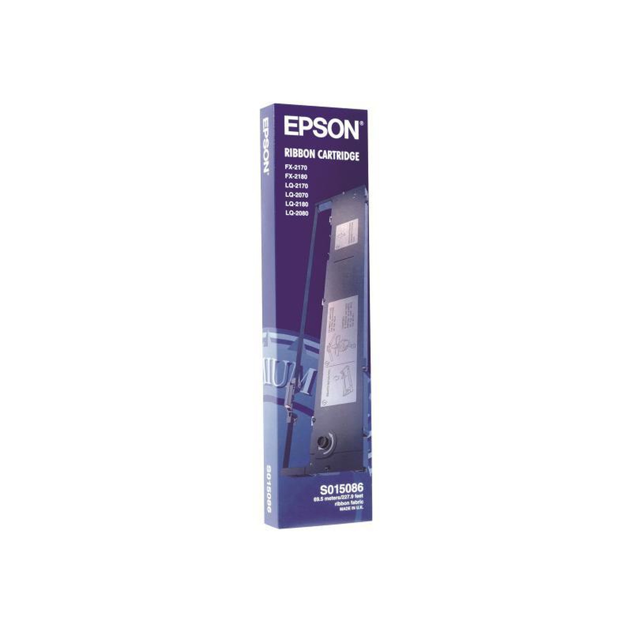 Voir la diapositive 2 : Epson Epson Ribbon Black Schwarz (C13S015086)