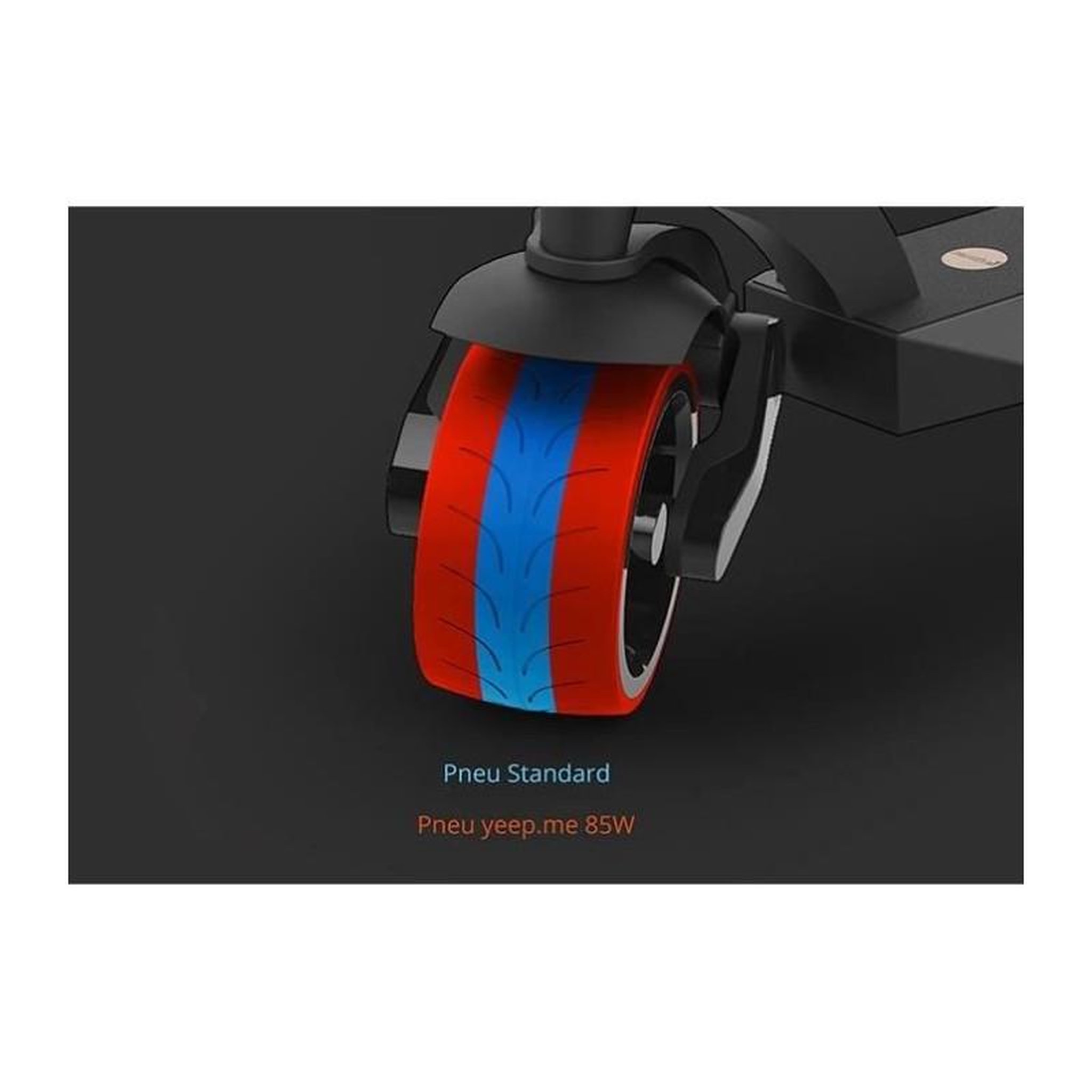 Voir la diapositive 4 : YEEP.ME Trottinette électrique - YEEP.ME - 85W - 8,5 - 800W - 10Ah - 48V - 35km - Roues X-Large