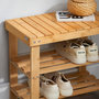 Voir la diapositive 4 : SOBUY SoBuy - Banc de rangement à chaussures avec 2 étagères - Nordique - FSR02-K