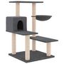 Voir la diapositive 2 : VIDAXL Arbre a chat avec griffoirs en sisal gris fonce 82,5 cm