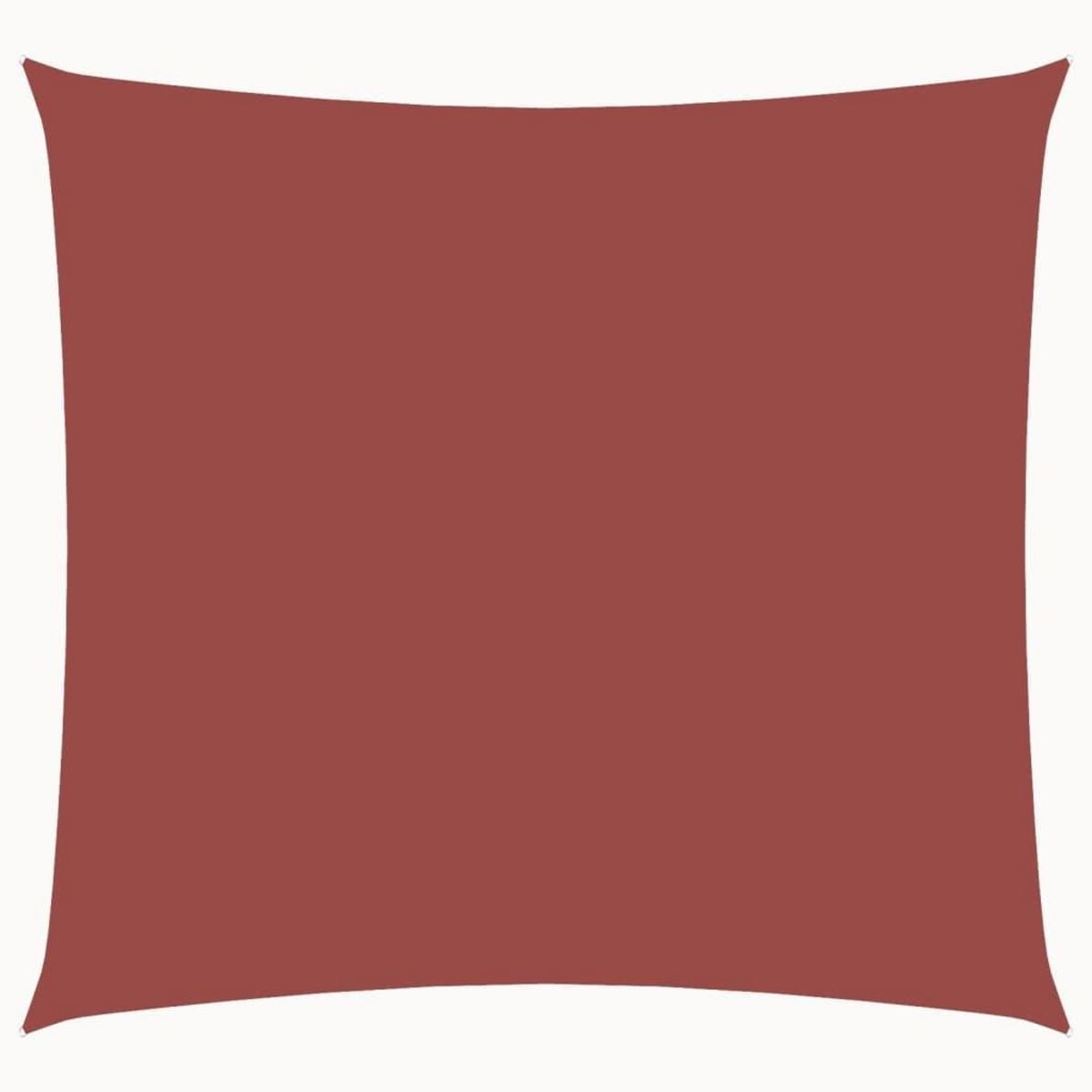 VIDAXL Voile de parasol tissu oxford carre 2x2 m terre cuite