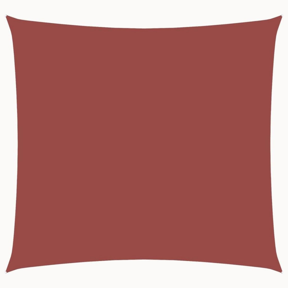 VIDAXL Voile de parasol tissu oxford carre 2x2 m terre cuite