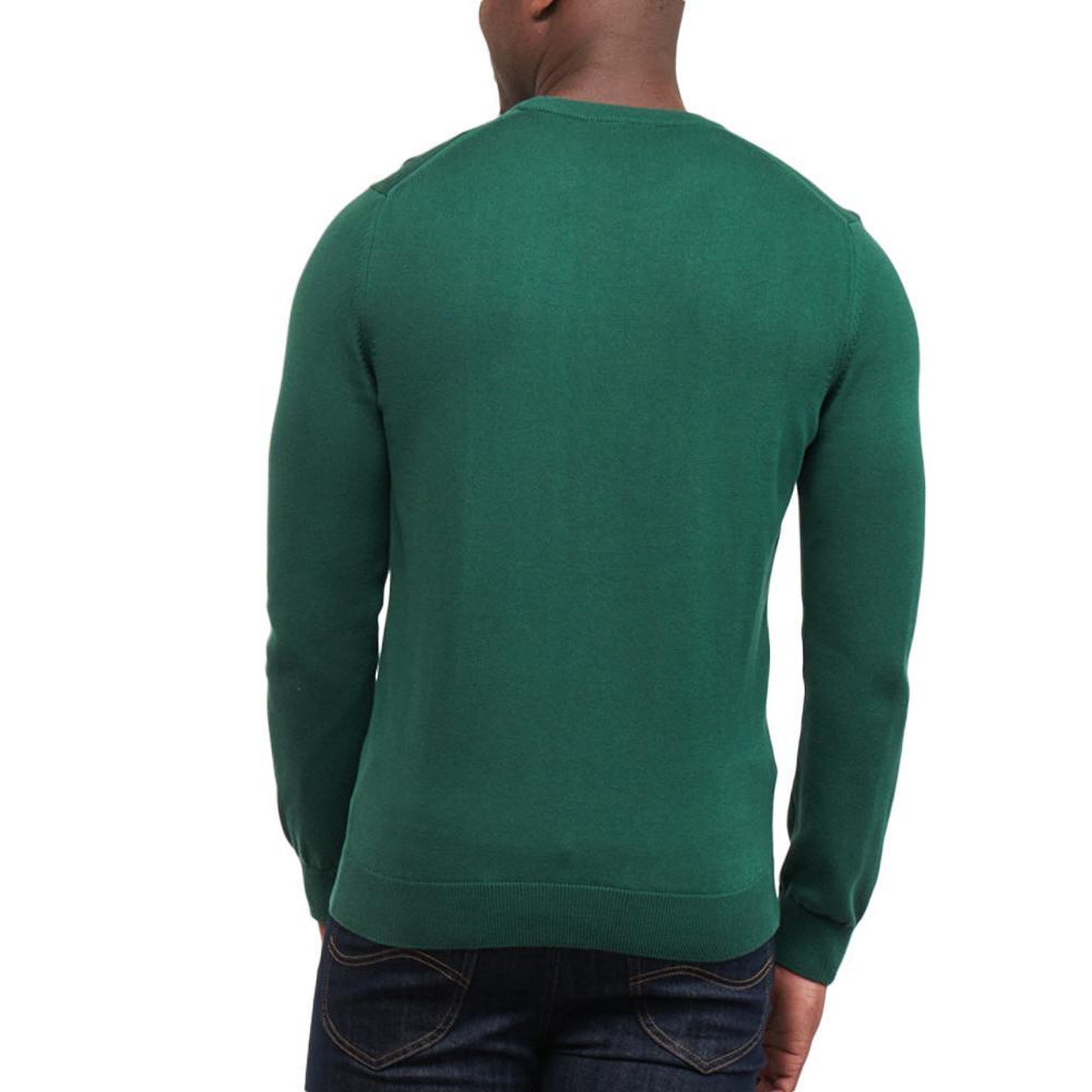 Voir la diapositive 4 : Lacoste Pull vert homme lacoste organic cotton crew
