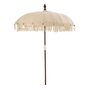 Voir la diapositive 1 : Paris Prix Parasol Déco  Pompons & Coquillages  188cm Beige