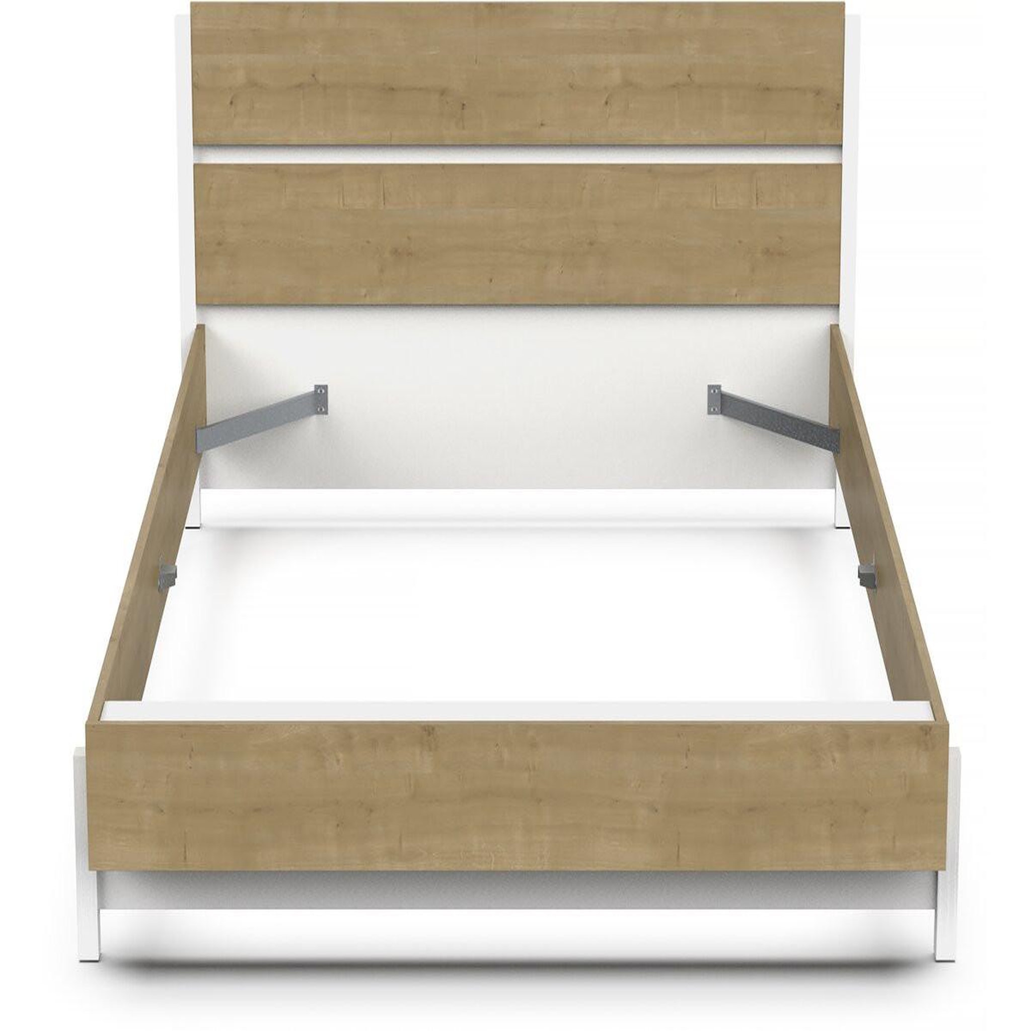 Voir la diapositive 4 : Habitat et Jardin Lit Double  Craft  extractible - Bois - 140 x 200 cm - Marron