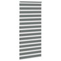 Voir la diapositive 4 : VIDAXL Store zebre gris fonce largeur du tissu 90,9 cm polyester