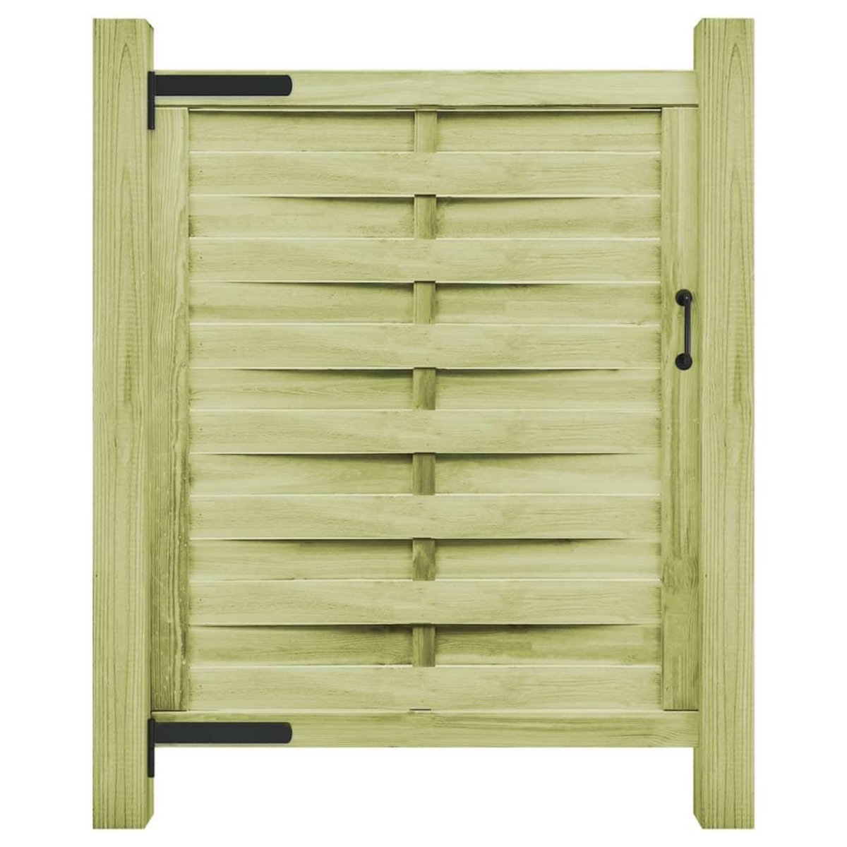 VIDAXL Portillon Bois de pin impregne 100x125 cm Vert