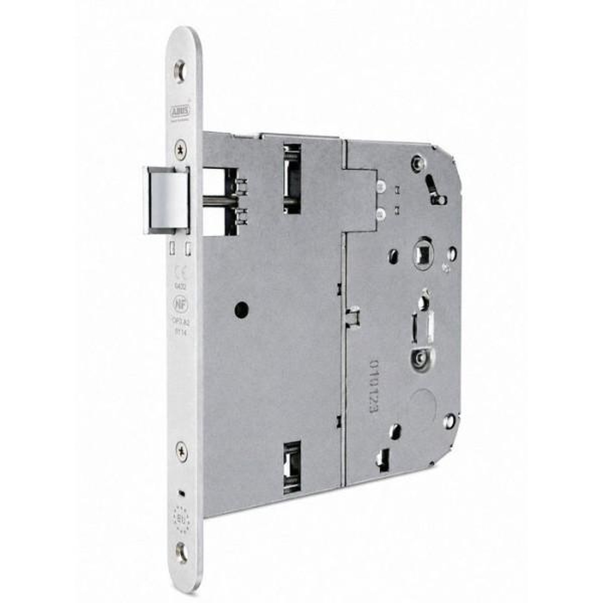 Voir la diapositive 2 : ABUS Serrure a encastrer PMR - ABUS - SEPMR 120 BDC - Bec de cane - Réversible - Axe 120 mm