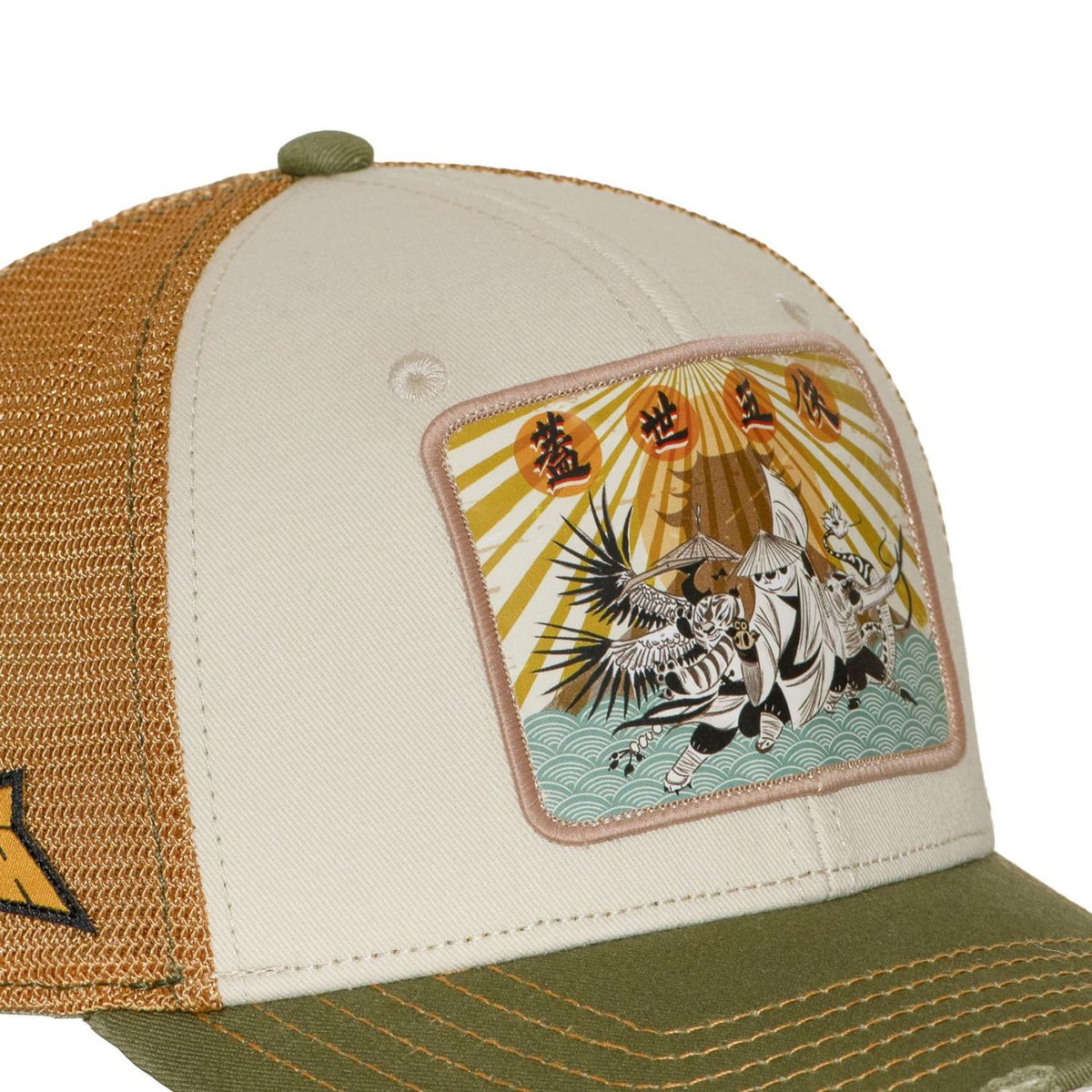 CAPSLAB Casquette trucker premium avec filet Kung Fu Panda Dragon