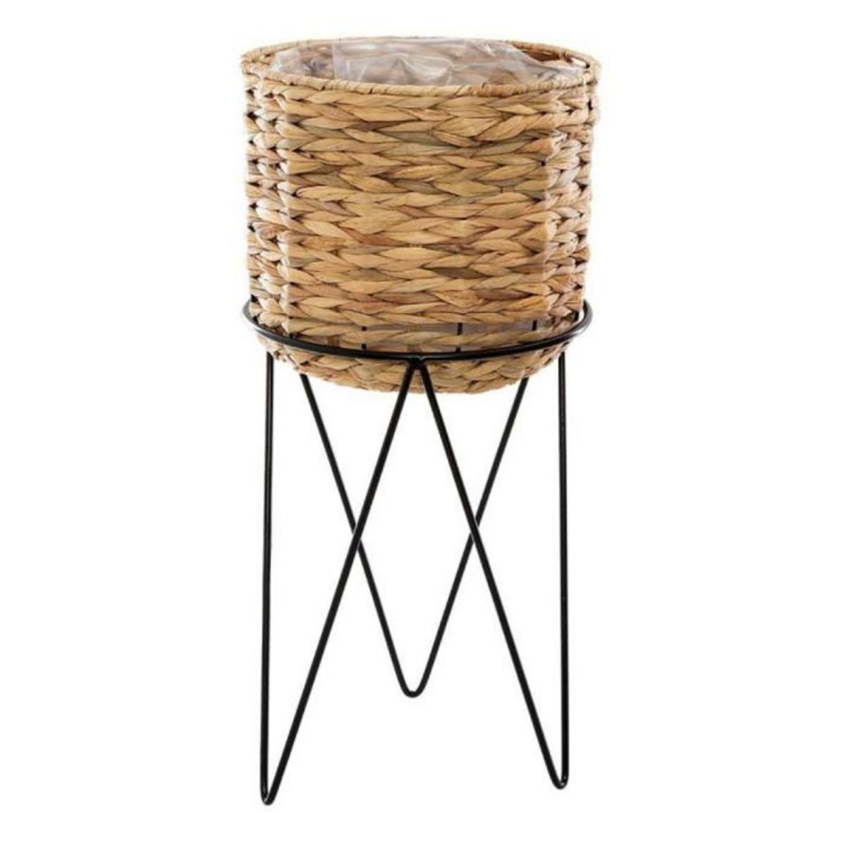 ATMOSPHERA Lot de 2 Cache-Pots sur Pied  Hya  54cm Naturel